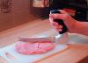 Kitchen Forked Knife with Right Angled Handle