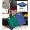   Lightweight Plastic Folding Shopping Trolley