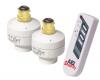 Twin lighting adaptor with hand held remote control