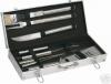 BBQ Tool Kit x 7 pieces inc Knife, Fork & Skewers